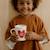 Mug papa poule Rouge, écru 2 - vertbaudet enfant 