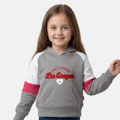 -Sweat à capuche fille imprimé