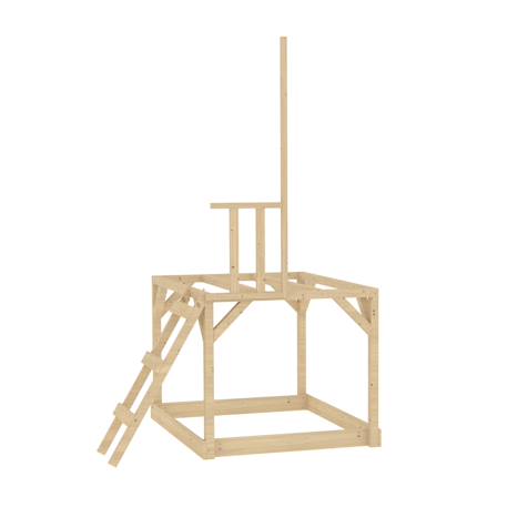 Plateforme pilotis pour maisonnette modulable  bois fsc® Marron 1 - vertbaudet enfant 