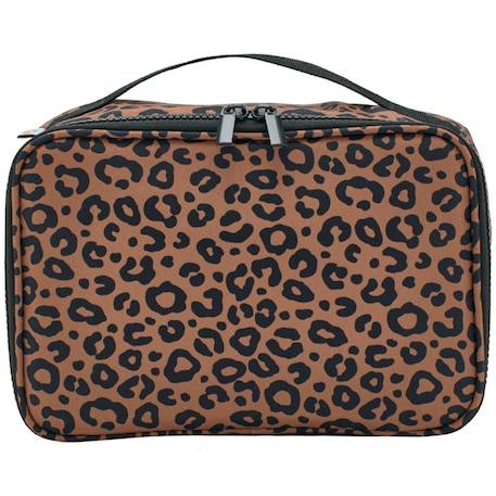 Lunch bag isotherme léopard Beige, marron+Marron, beige+Marron, noir+Rouge, rose 6 - vertbaudet enfant 