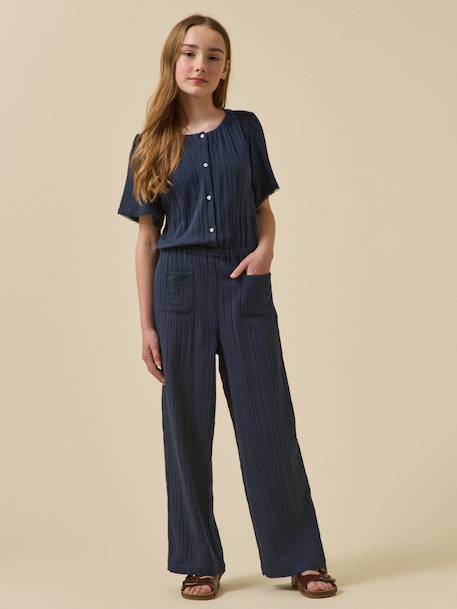 Fille-Combinaison en gaze de coton - collection junior