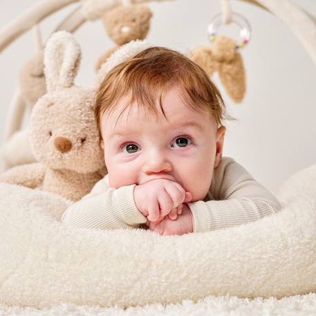 Tapis d'éveil avec arches teddy (90 cm) Ecru, beige 5 - vertbaudet enfant 