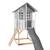 Plateforme pilotis pour maisonnette modulable  bois fsc® Marron - blanc 2 - vertbaudet enfant 