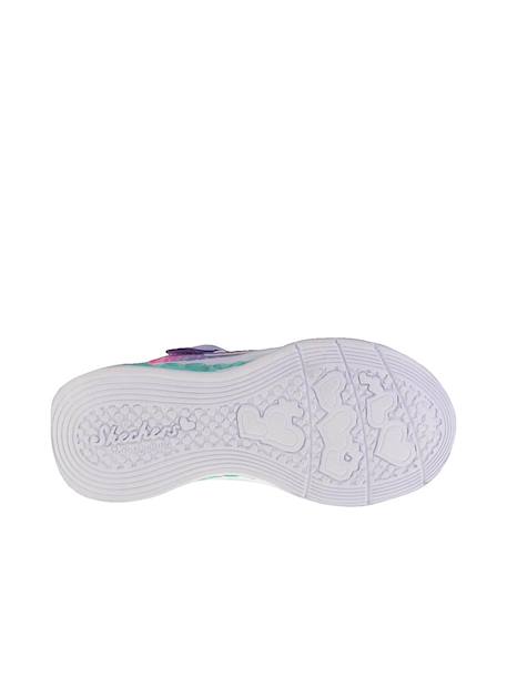 Basket à lacets flutter heart lights – baskets lumineuses junior Rose,vert 3 - vertbaudet enfant 