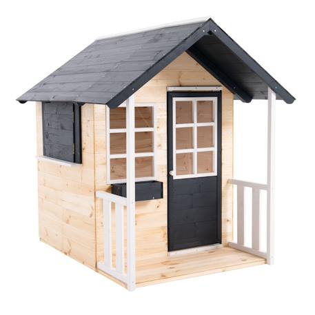 Maisonnette modulable jacinthes bois fsc® Marron - gris anthracite - blanc 2 - vertbaudet enfant 