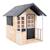 Maisonnette modulable jacinthes bois fsc® Marron - gris anthracite - blanc 2 - vertbaudet enfant 