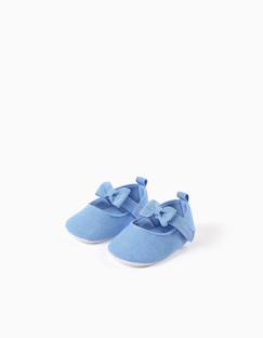 Chaussures-Babies en toile avec nœud décoratif