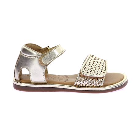 Sandales enfant mo paolo Or clair 2 - vertbaudet enfant 