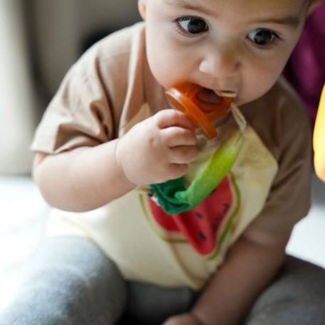 Attache tétine luke le poireau Multi-coloured 5 - vertbaudet enfant 