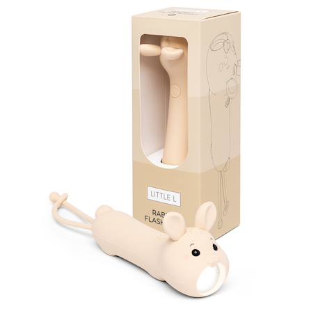 Lampe torche animaux en silicone pour enfants Beige+Bleu ciel+Camel+Écru+Marron+Orange+Rose+Taupe+Vert 1 - vertbaudet enfant 