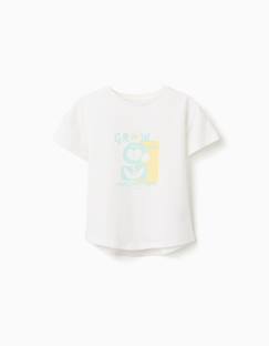 -T-shirt en coton avec imprimé imagination