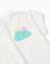 T-shirt en coton avec imprimé crochet sur la poitrine Blanc 3 - vertbaudet enfant 
