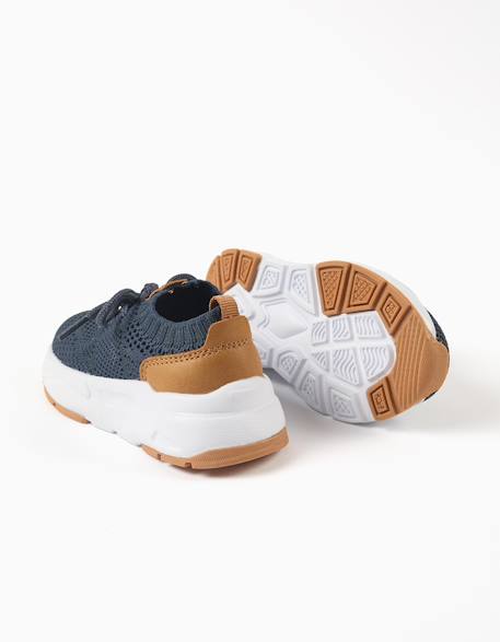 Baskets flyknit à lacets Bleu 3 - vertbaudet enfant 