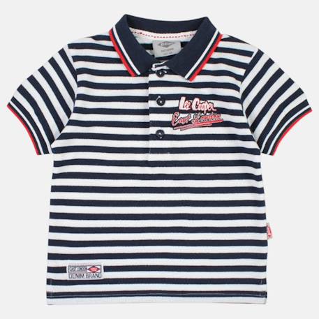 Ensemble polo et short bébé garçon été Gris+Marine 11 - vertbaudet enfant 