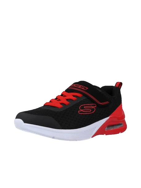 Baskets à scratch et lacets microspec max – confort et style enfant unisexe Noir/rouge 1 - vertbaudet enfant 