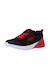 Baskets à scratch et lacets microspec max – confort et style enfant unisexe Noir/rouge 1 - vertbaudet enfant 