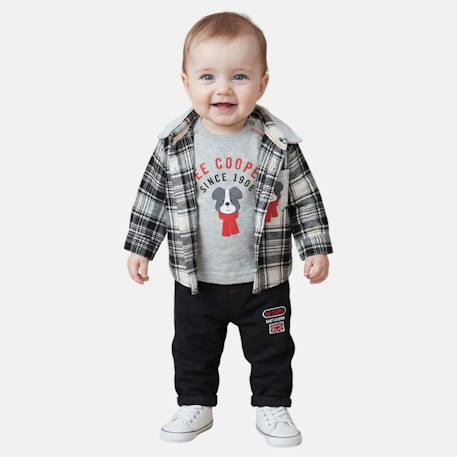 Bébé-Ensemble bébé t-shirt manches longues avec veste et pantalon