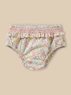 -Maillot de bain culotte en tissu liberty bébé