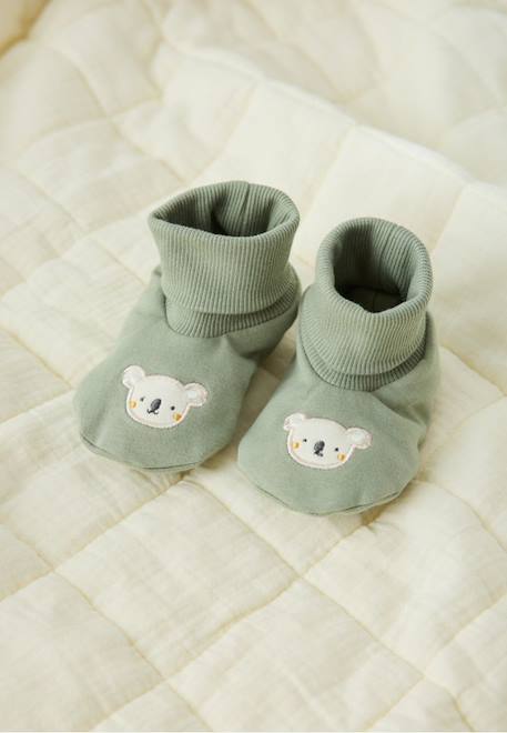 Chaussons bébé mini rêve Vert 1 - vertbaudet enfant 