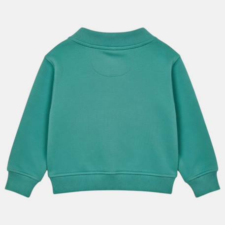 Sweat fille imprimé Blanc+Rose+Vert 14 - vertbaudet enfant 