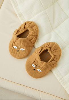 Chaussures-Chaussons bébé en gaze de coton gabin