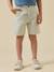 Bermuda garçon rayé Rayure bleu/ecru 1 - vertbaudet enfant 