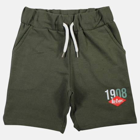 Ensemble polo et short  bébé   garçon imprimé  col chemise Bleu+Kaki+Orange 12 - vertbaudet enfant 
