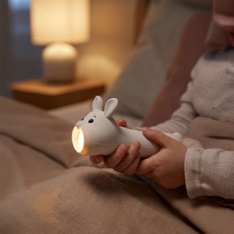 Lampe torche animaux en silicone pour enfants Beige+Bleu ciel+Camel+Écru+Marron+Orange+Rose+Taupe+Vert 2 - vertbaudet enfant 