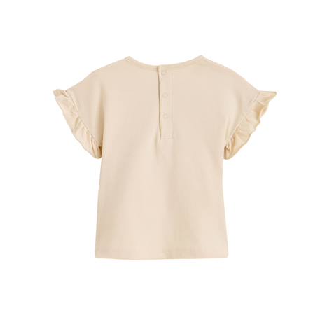 T-shirt bébé manches courtes poésie d'été Vanille 3 - vertbaudet enfant 