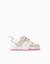 Baskets bi-matière à fleurs décoratives Blanc 1 - vertbaudet enfant 