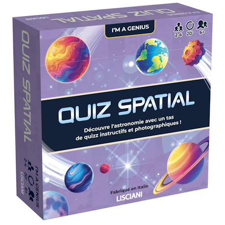 I'm genius – quiz spatial : le jeu d'astronomie pour jeunes explorateurs MULTICOLORE 1 - vertbaudet enfant 