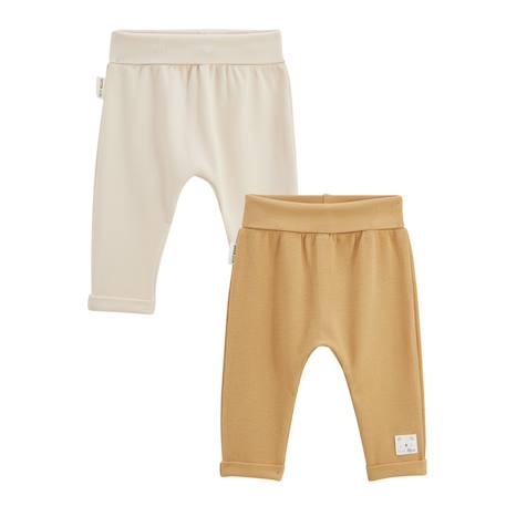 Lot de 2 sarouels bébé mini rêve Moutarde 2 - vertbaudet enfant 