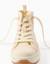 Baskets montantes en toile à motif floral Blanc 4 - vertbaudet enfant 