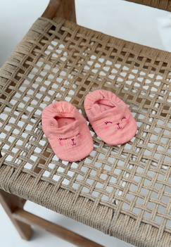 Chaussures-Chaussons bébé en gaze de coton santa giulia