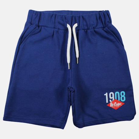 Ensemble polo et short  bébé   garçon imprimé  col chemise Bleu+Kaki+Orange 6 - vertbaudet enfant 