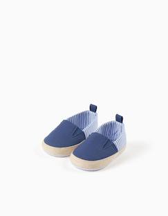 Chaussures-Espadrilles en toile à rayures