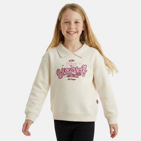 Fille-Pull, gilet, sweat-Sweat-Sweat fille imprimé