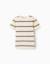 T-shirt en coton à rayures Beige clair 2 - vertbaudet enfant 