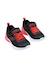 Baskets à scratch et lacets microspec max – confort et style enfant unisexe Noir/rouge 2 - vertbaudet enfant 