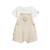 Ensemble salopette bébé et t-shirt auguste Sable 2 - vertbaudet enfant 