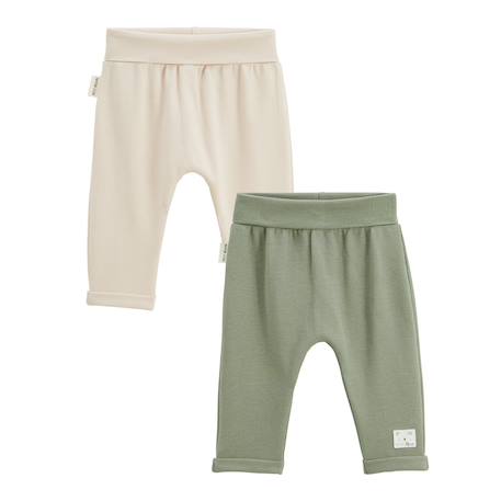 Lot de 2 sarouels bébé mini rêve Vert 2 - vertbaudet enfant 