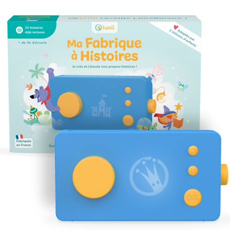 Ma Fabrique à Histoires - conteuse interactive pour enfants de 3 à 8 ans Bleu 1 - vertbaudet enfant 