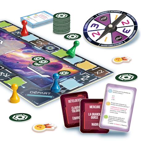 I'm genius – quiz spatial : le jeu d'astronomie pour jeunes explorateurs MULTICOLORE 3 - vertbaudet enfant 