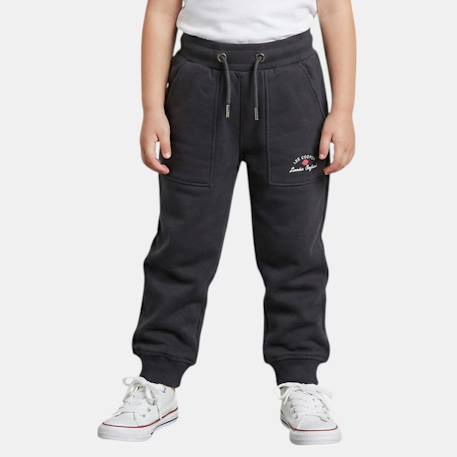 Pantalon de jogging fille Marine+Noir+Rose 6 - vertbaudet enfant 