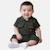 Ensemble chemiser et short  bébé   garçon imprimé  col chemise Gris+Kaki+Marine 7 - vertbaudet enfant 