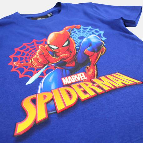 Ensemble garçon t-shirt manches courtes et short spider-man Rouge 4 - vertbaudet enfant 