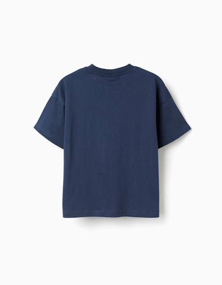 T-shirt en coton avec imprimé pikachu Bleu foncé 2 - vertbaudet enfant 