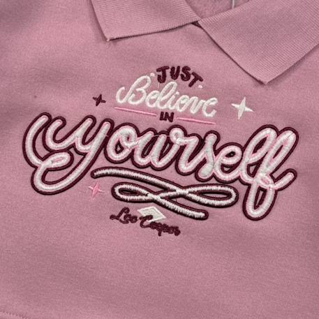 Sweat fille imprimé Blanc+Rose+Vert 10 - vertbaudet enfant 
