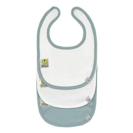 Lot de 3 bavoirs en coton 0-6 mois tiny team dog Multi-coloured 3 - vertbaudet enfant 