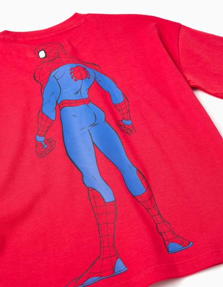 T-shirt en coton avec imprimés spider-man Rouge 4 - vertbaudet enfant 
